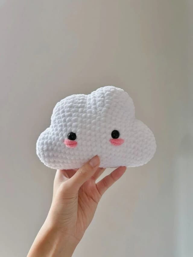 Blushing Cloud Velvet Plushie