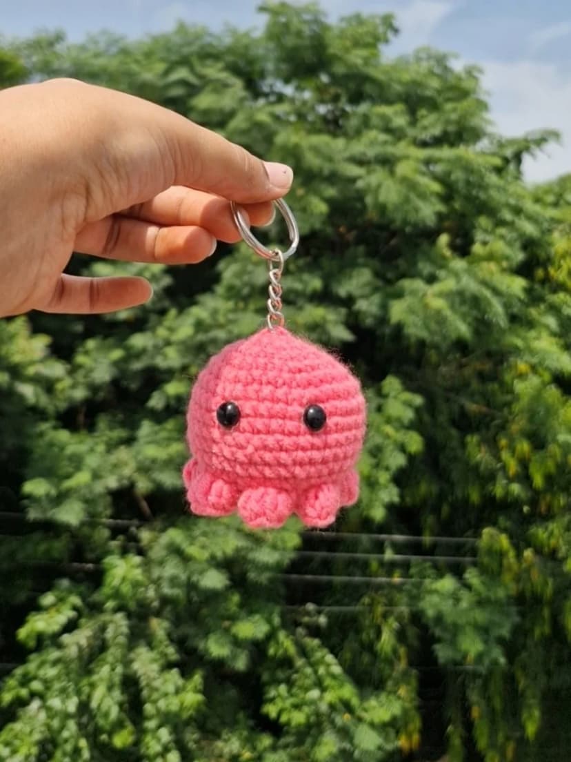 Octopus Keychain
