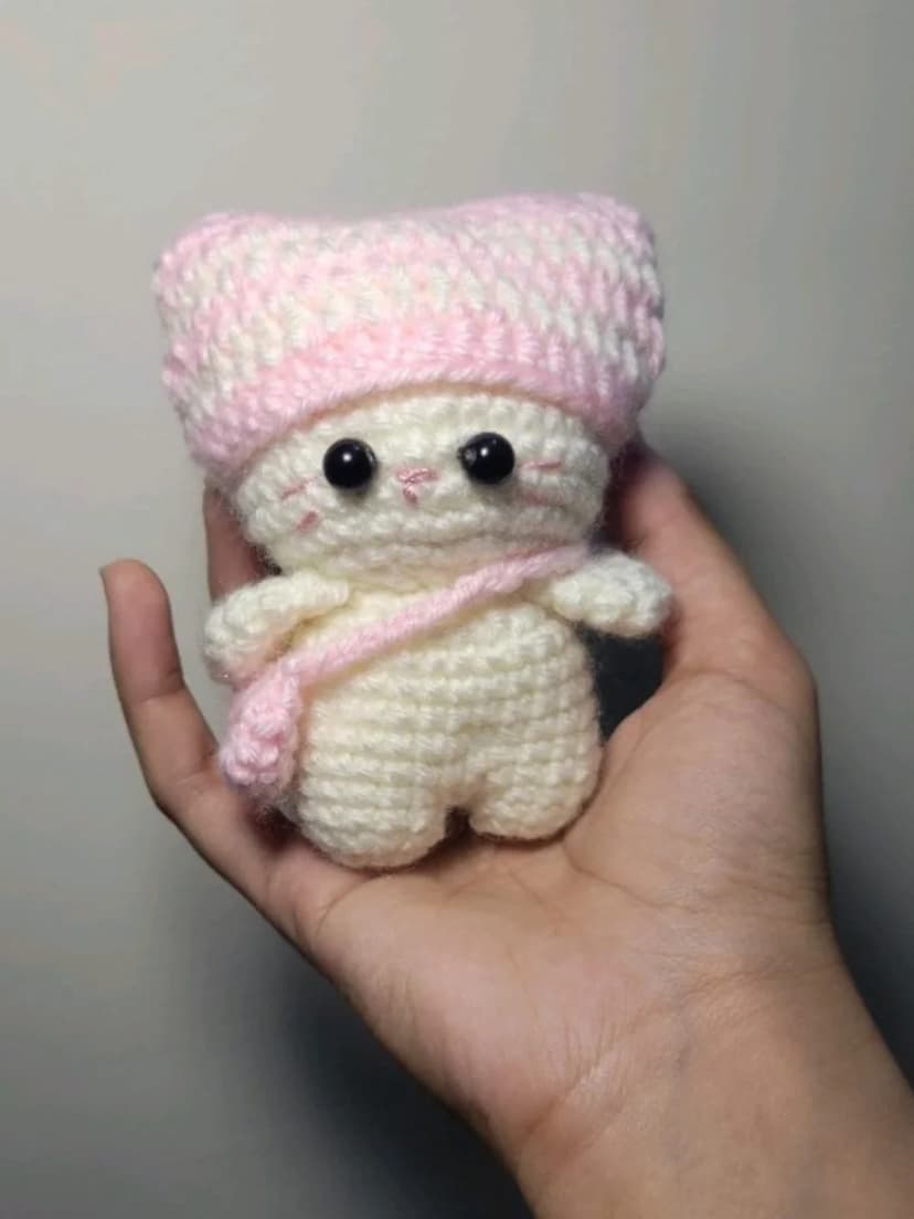 Kitten in a beanie π