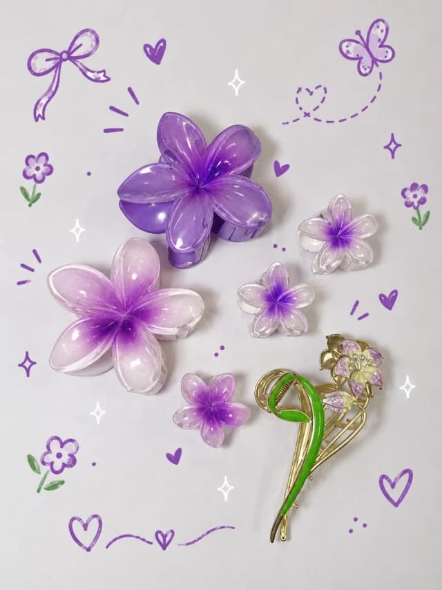 The Lavender Meadow Hair Set💜
